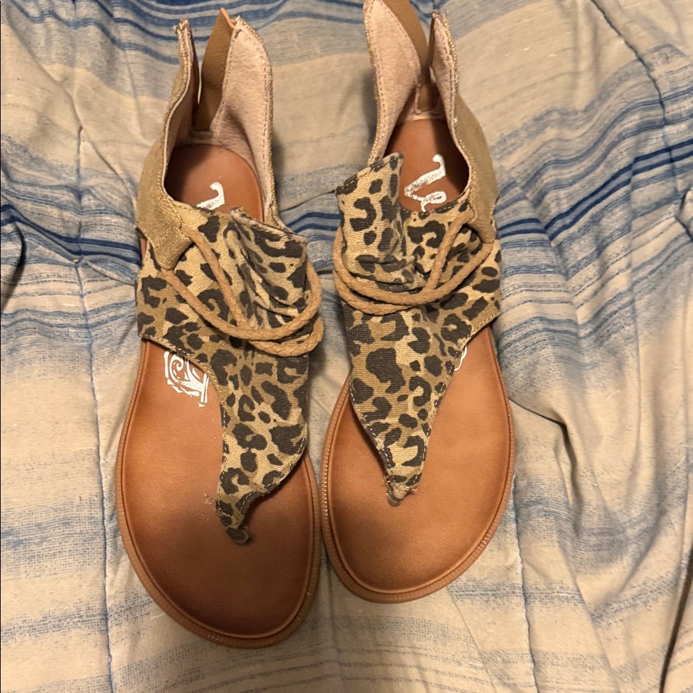 Leopard Print Sandals